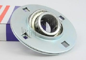 SBPF208-24 Pressed Steel Housing Bearing 4-Bolt Flanged Mounted - VXB Ball Bearings