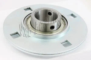 SBPF208-24 Pressed Steel Housing Bearing 4-Bolt Flanged Mounted - VXB Ball Bearings
