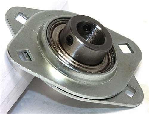 SBPFL201 12mm Stamped oval 2 bolt Flanged Mounted Bearing - VXB Ball Bearings