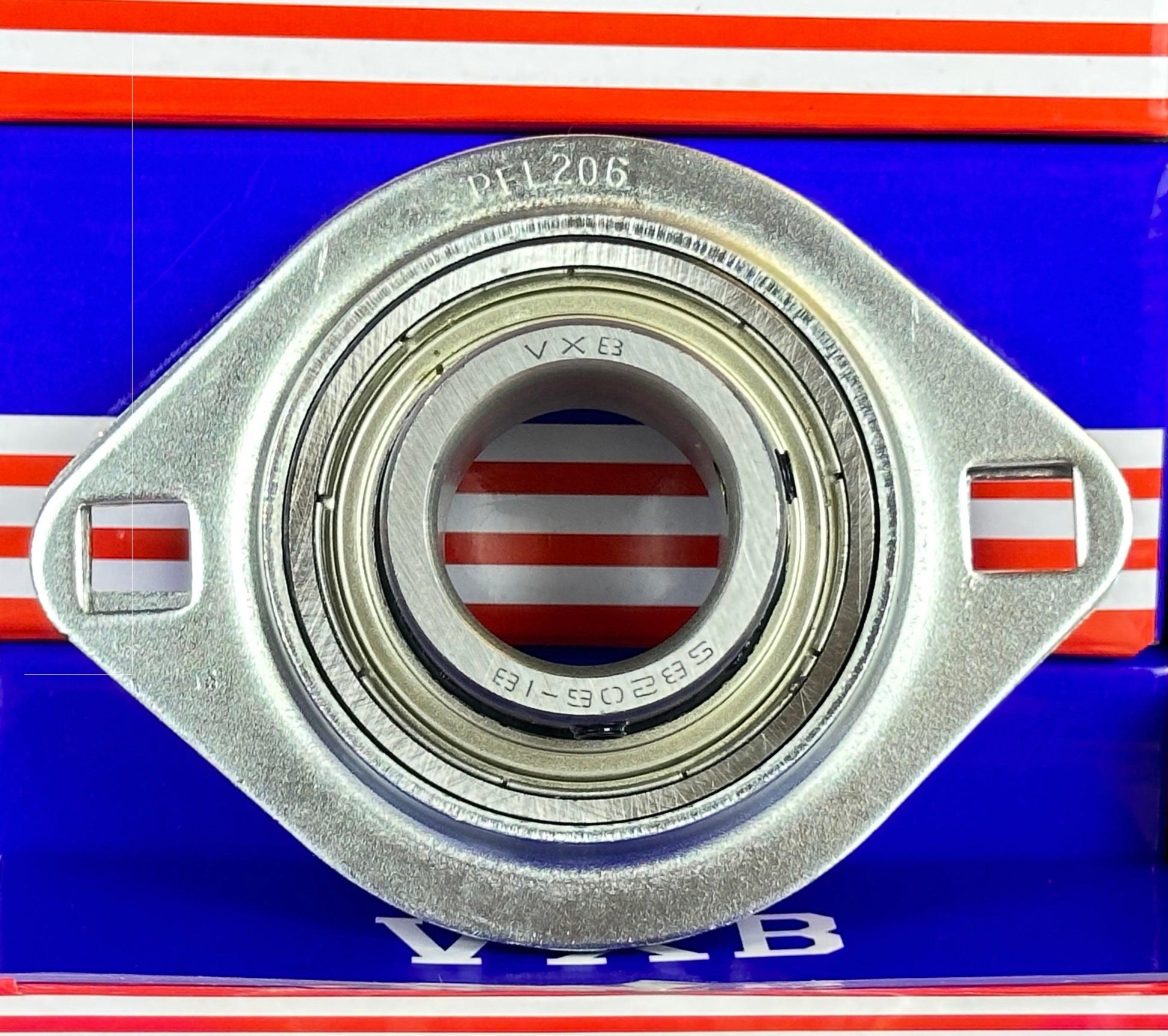 SBPFL206-18 Pressed Steel Bearing 2-Bolt 1 1/8 inch Flanged Mounted - VXB Ball Bearings