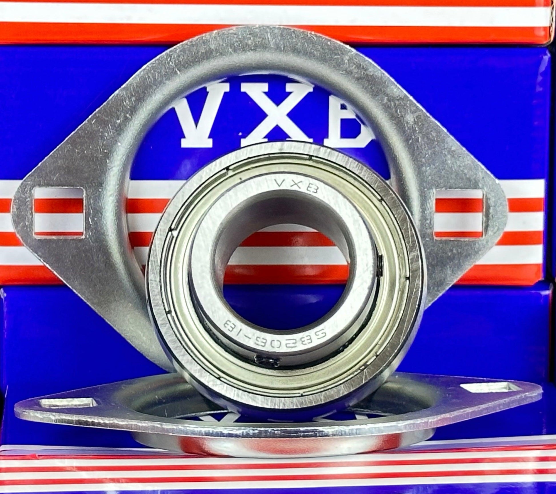 SBPFL206-18 Pressed Steel Bearing 2-Bolt 1 1/8 inch Flanged Mounted - VXB Ball Bearings