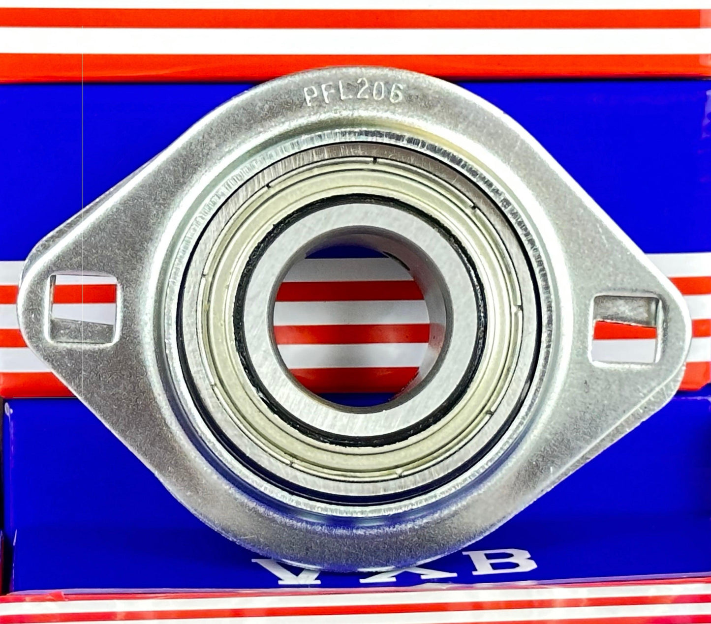 SBPFL206-18 Pressed Steel Bearing 2-Bolt 1 1/8 inch Flanged Mounted - VXB Ball Bearings