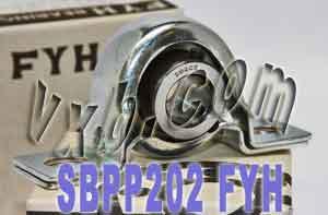 SBPP202 FYH Bearing 15mm Steel pillow type Mounted Bearings - VXB Ball Bearings