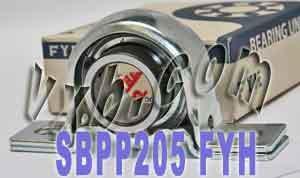 SBPP205 FYH Bearing 25mm Steel pillow type Mounted Bearings - VXB Ball Bearings