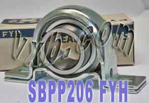 SBPP206 FYH Bearing 30mm Steel pillow type Mounted Bearings - VXB Ball Bearings
