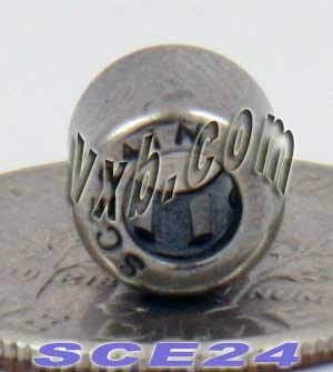 SCE24 Miniature Needle Bearing 1/8x1/4x1/4 inch - VXB Ball Bearings