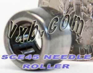 SCE45 Miniature Needle Bearing 1/4x7/16x5/16 inch - VXB Ball Bearings