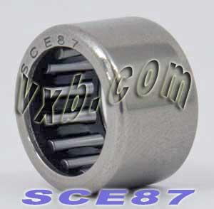 SCE87 Needle Bearing 1/2x11/16x7/16 inch - VXB Ball Bearings