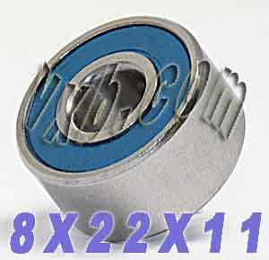Sealed Ball Bearing 8x22x11 Miniature - VXB Ball Bearings