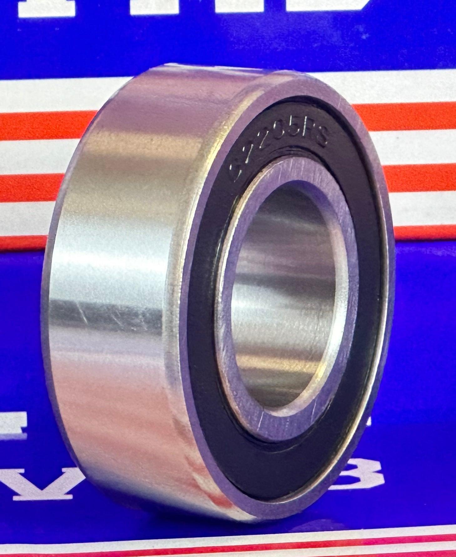 Set of 2 Sealed Bearing 62205-2RS 25x52x18 - VXB Ball Bearings