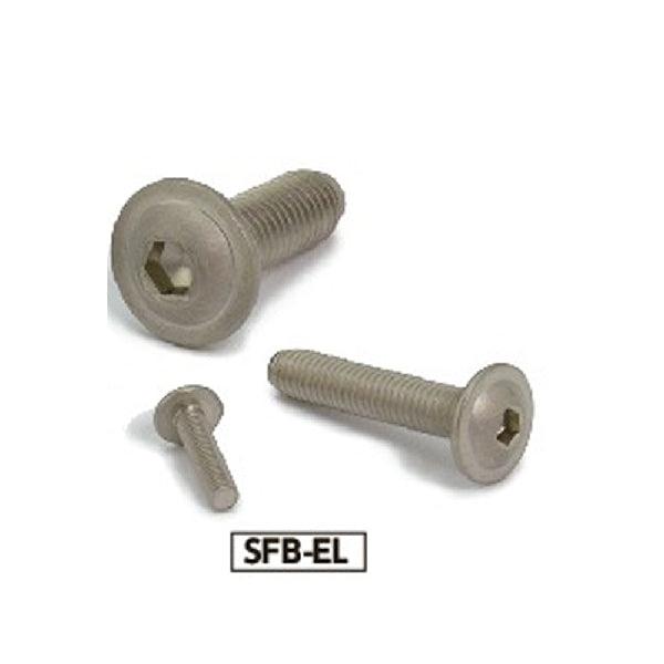 SFB-M3-6-EL NBK Electroless Nickel plating Socket Button Head Cap Screws with Flange Made in Japan Pack of 20 - VXB Ball Bearings