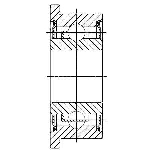 SFR2-5-2TS EZO Flanged Bearing 1/8"x5/16"x9/64" inch Miniature.made in Japan - VXB Ball Bearings