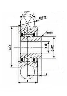 SG10U U Groove Sealed Track Ball Bearing 4x13x6 - VXB Ball Bearings