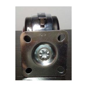 Silver Caster Wheel 2 Inch with Swivel Metal Plate Caster Wheel with 75lb. Load Rating - VXB Ball Bearings