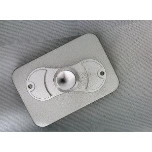 Silver look Aluminum Dual Fidget Hand Spinner Toy 42Q - VXB Ball Bearings