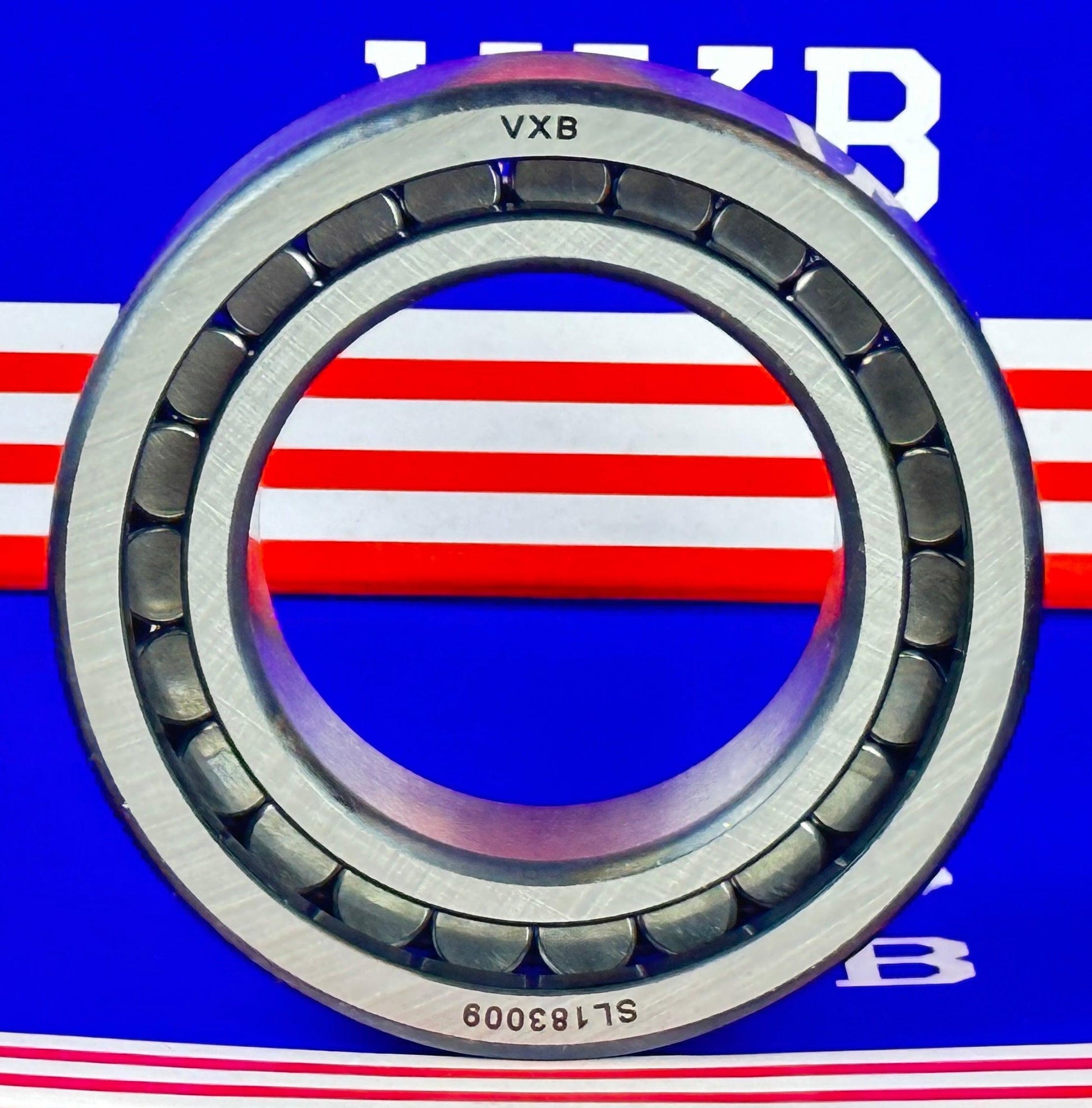 SL183009 Sheave Bearing 2 Rows Full Complement Bearings with Inner Ring 45x75x23mm - VXB Ball Bearings