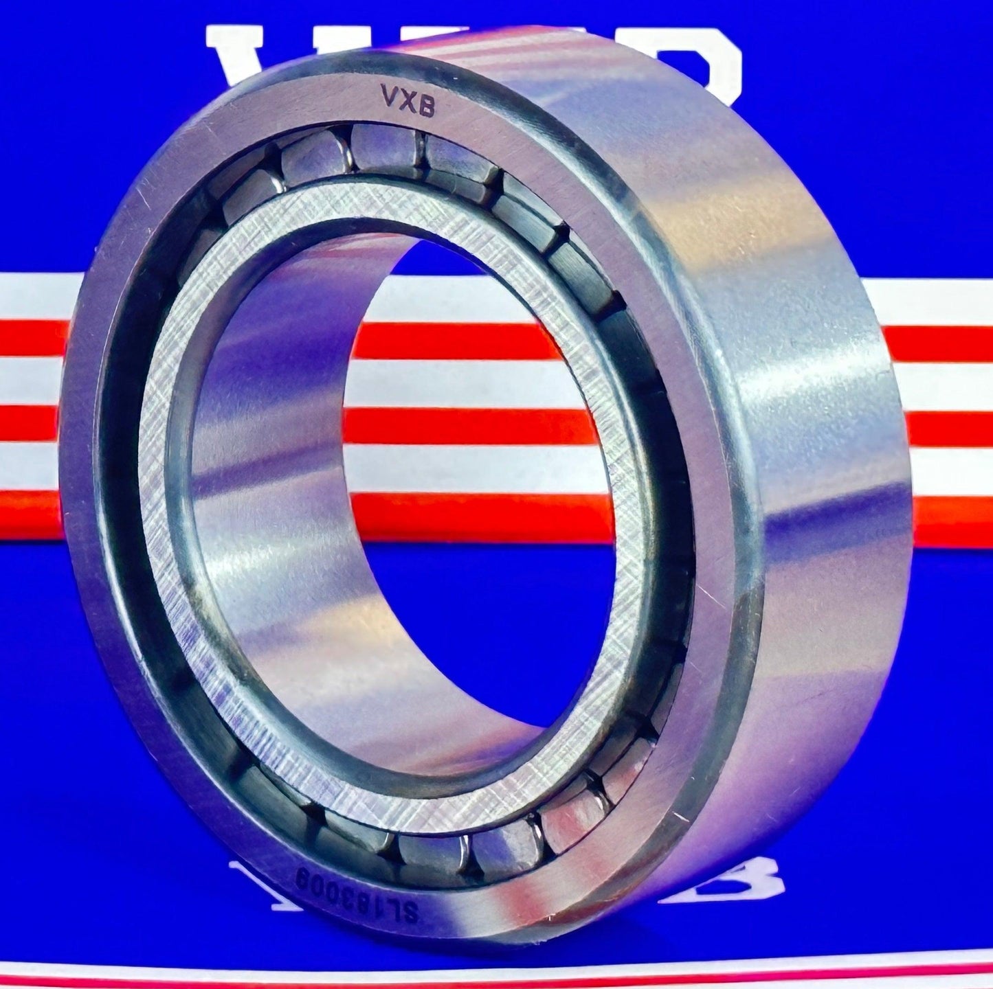SL183009 Sheave Bearing 2 Rows Full Complement Bearings with Inner Ring 45x75x23mm - VXB Ball Bearings