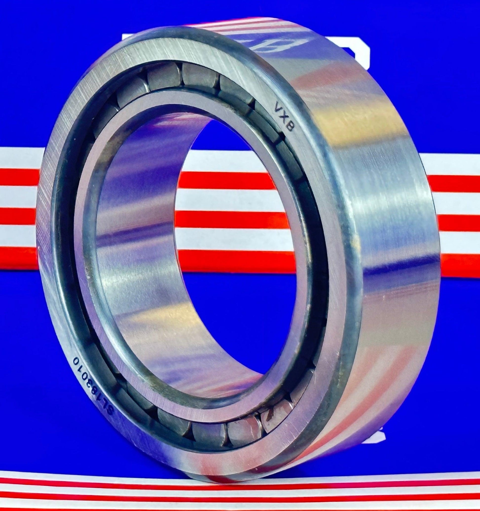 SL183010 Sheave Bearing 2 Rows Full Complement Bearings with Inner Ring 50x80x23mm - VXB Ball Bearings