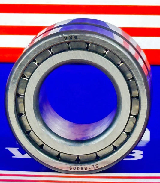 SL185005 Sheave Bearing 2 Rows Full Complement Bearings with Inner Ring 25x47x30mm - VXB Ball Bearings