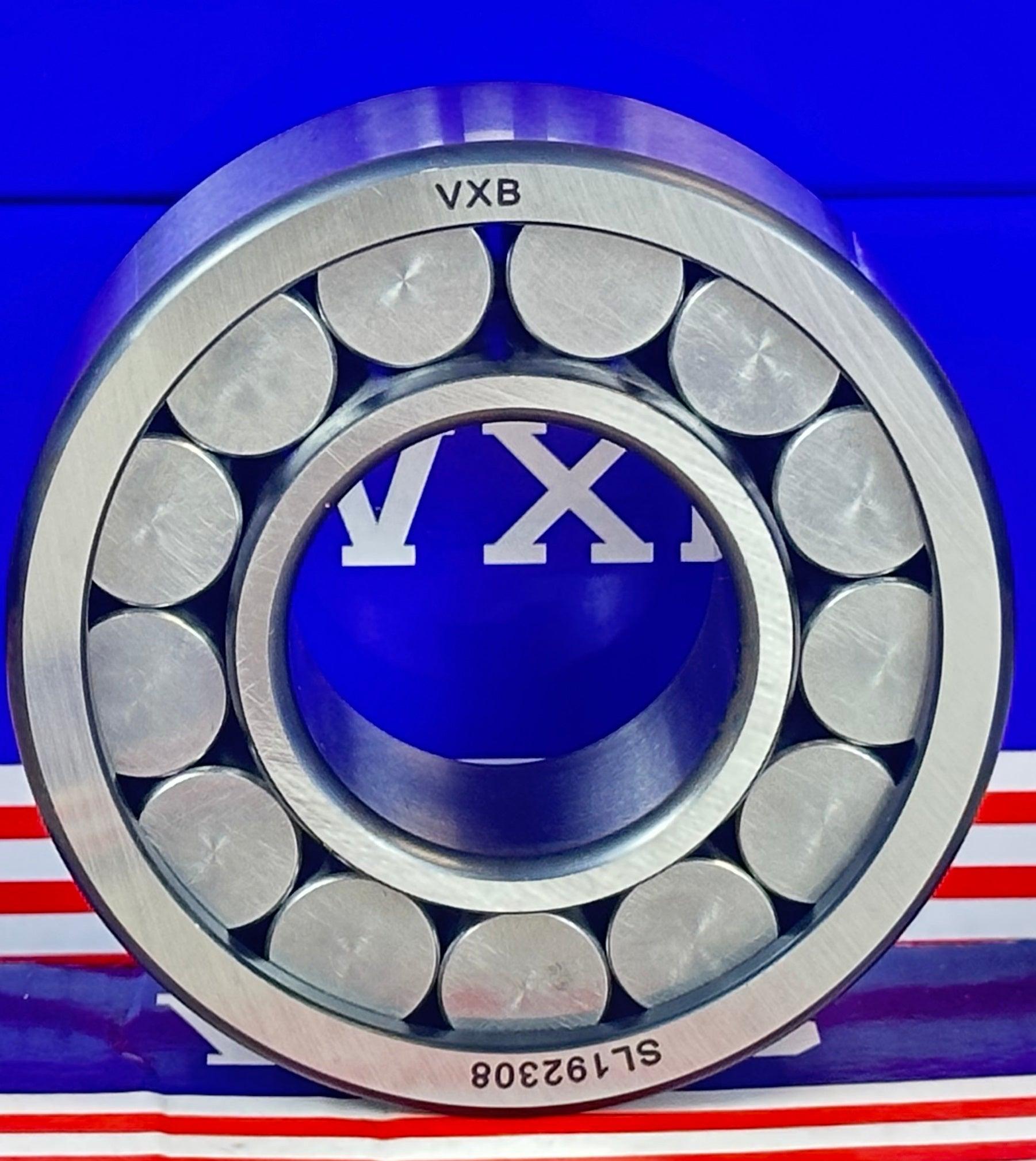 SL192308 Sheave Bearing 2 Rows Full Complement Bearings with Inner Ring 40x90x33mm - VXB Ball Bearings