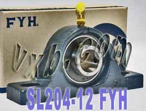 SL204-12 3/4 FYH Pillow Block Bearing Mounted Bearings - VXB Ball Bearings