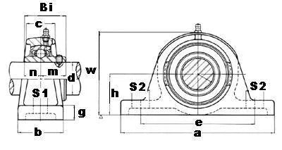 SL205-14 7/8 FYH Pillow Block Bearing Mounted Bearings - VXB Ball Bearings