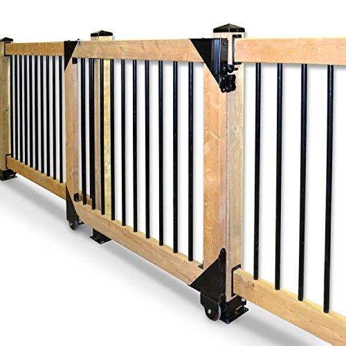 Sliding Gate Hardware Kit Black - VXB Ball Bearings