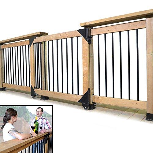 Sliding Gate Hardware Kit Black - VXB Ball Bearings