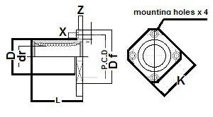 SMK100UU 100mm Slide Bush Bushings Motion Linear Bearings - VXB Ball Bearings