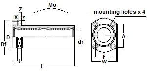 SMT10GWUUE NB 10mm Slide Bush Bushings Miniature Motion Linear Bearings - VXB Ball Bearings