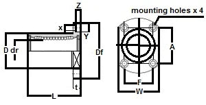 SMT30GUUE NB 30mm Slide Bush Bushings Motion Linear Bearings - VXB Ball Bearings