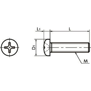 SNPT-M2-5 NBK Cross Recessed Pan Head Machine Screws - Titanium- Made in Japan - VXB Ball Bearings