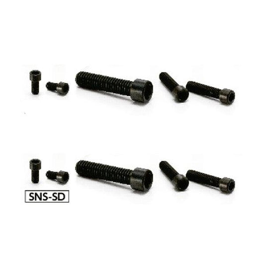 SNS-M4-20-SD NBK 20mm Black Socket Head Cap Screws with Small Head - Pack of 10. Made in Japan - VXB Ball Bearings