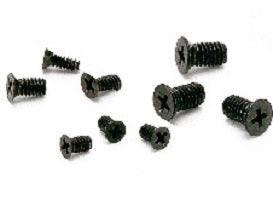 SNZF-M2-10-TBZ-NBK 10mm Long Cross Recessed Flat Head Machine Screws for Precision Instruments - VXB Ball Bearings