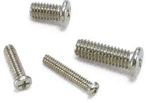 SNZS-M2-12-NBK 12mm Pan Head Machine Screws for Precision Instruments - VXB Ball Bearings