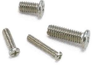SNZS-M2.5-5-NBK 5mm long Pan Head Machine Screws for Precision Instruments - VXB Ball Bearings