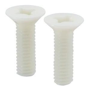 SPA-M5-10-F-NBK Plastic Screws - Cross Recessed Flat Head Machine Screws - RENY made in Japan - VXB Ball Bearings