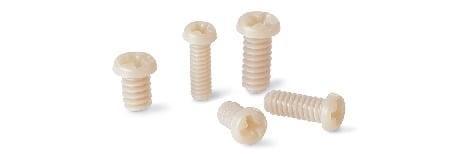 SPE-M1.2-2-MC NBK Plastic screw - Fine Thread - PEEK Pack of 10 Screws - Made in Japan - VXB Ball Bearings