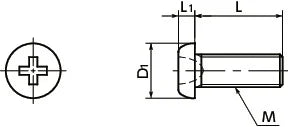 SPE-M1.4-2.5-MC NBK Plastic screw - Fine Thread - PEEK Pack of 10 Screws - Made in Japan - VXB Ball Bearings