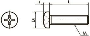 SPS-M3-8-P 8mm Cross Recessed Pan Head Machine Screws, Pack of 20 - VXB Ball Bearings