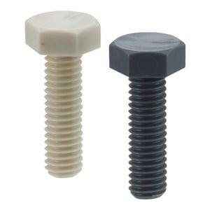 SPVC-M5-35-H-IV NBK Plastic Screw - Hex Head Screws - H-PVC Made in Japan - VXB Ball Bearings