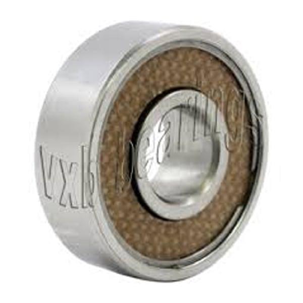 SR2-6-2TS EZO Stainless Steel Bearing 1/8"x3/8"x9/64" inch Miniature-Made in Japan - VXB Ball Bearings