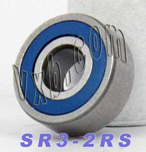 SR3-2RS Bearing 3/16x1/2x0.196 inch Stainless Steel Sealed Bearings - VXB Ball Bearings