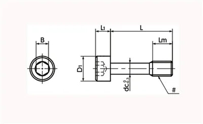 SSC-8-32-3/4 NBK Socket Head Cap Captive Screws (Inch Screws) Made in Japan - VXB Ball Bearings