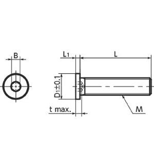 SSH-M3-6-SD NBK Socket Head Cap Screws with Extreme Low & Small Head- Pack of 10-Made in Japan - VXB Ball Bearings