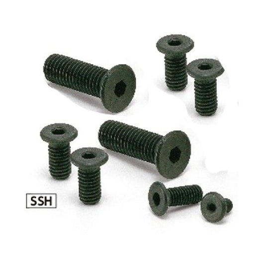 SSH-M6-16 NBK Socket Head Cap Screws - Special Low Profile - Ferrosoferric Oxide Coating-Made in Japan - VXB Ball Bearings