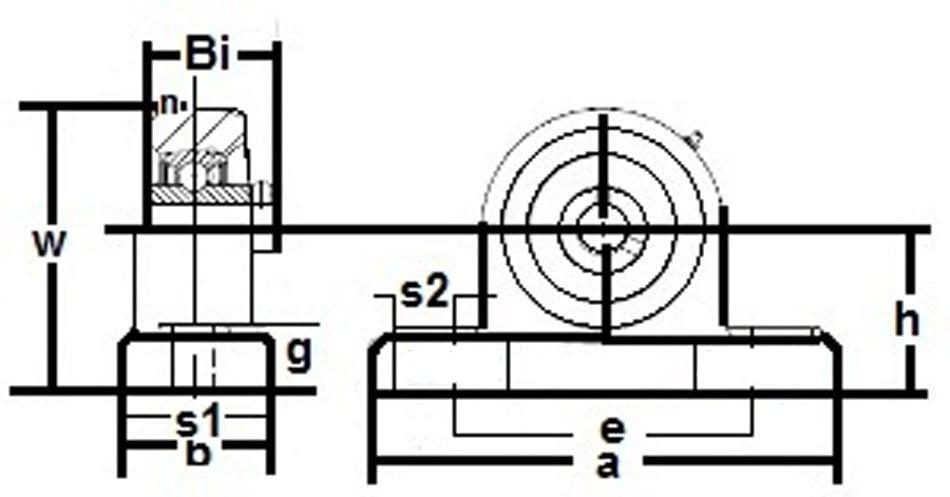 SSUCP202-10 Pillow Block 5/8 Bore Set Screw Locking Mounted Bearings - VXB Ball Bearings