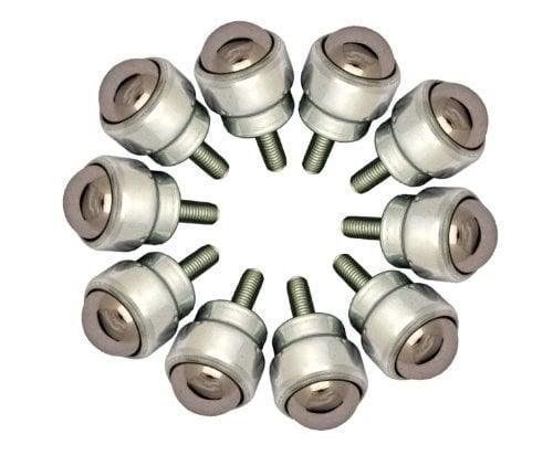 Stud Ball Transfer M8x1.25 mm Pack of 10 Ball Unit - VXB Ball Bearings