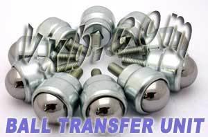 Stud Ball Transfer M8x1.25 mm Pack of 10 Ball Unit - VXB Ball Bearings