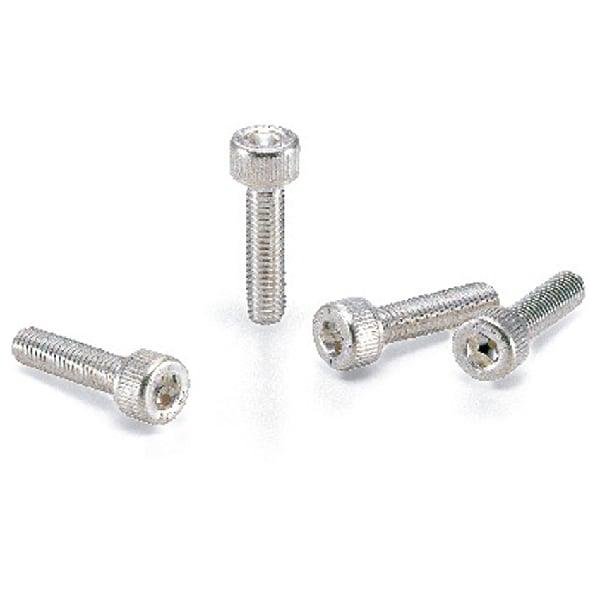 SVSS-M3-6-AG-NBK Socket Head Cap Vacuum Vented Screws with Ventilation Hole - Silver Plating - VXB Ball Bearings